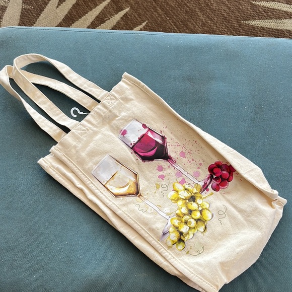 Wine tote 7”x12” - Picture 2 of 4